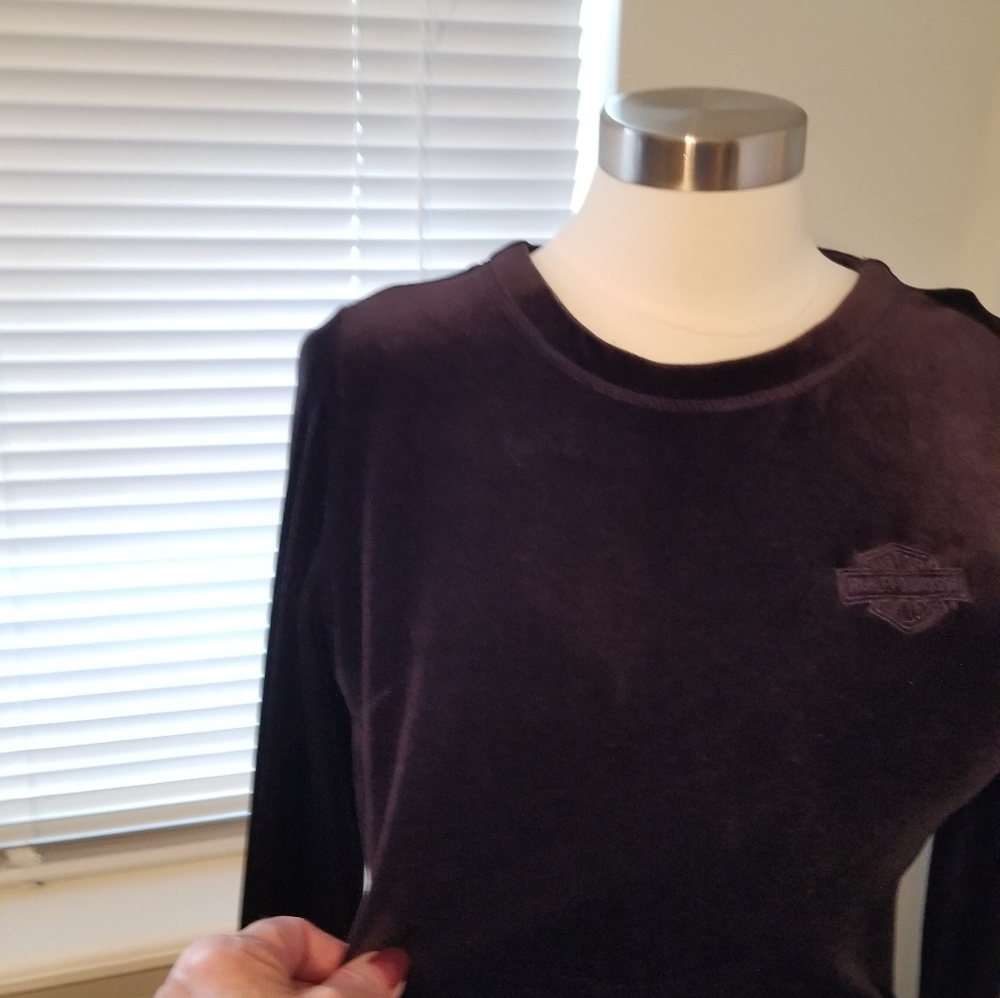 Harley-Davidson Black Velvet blouse